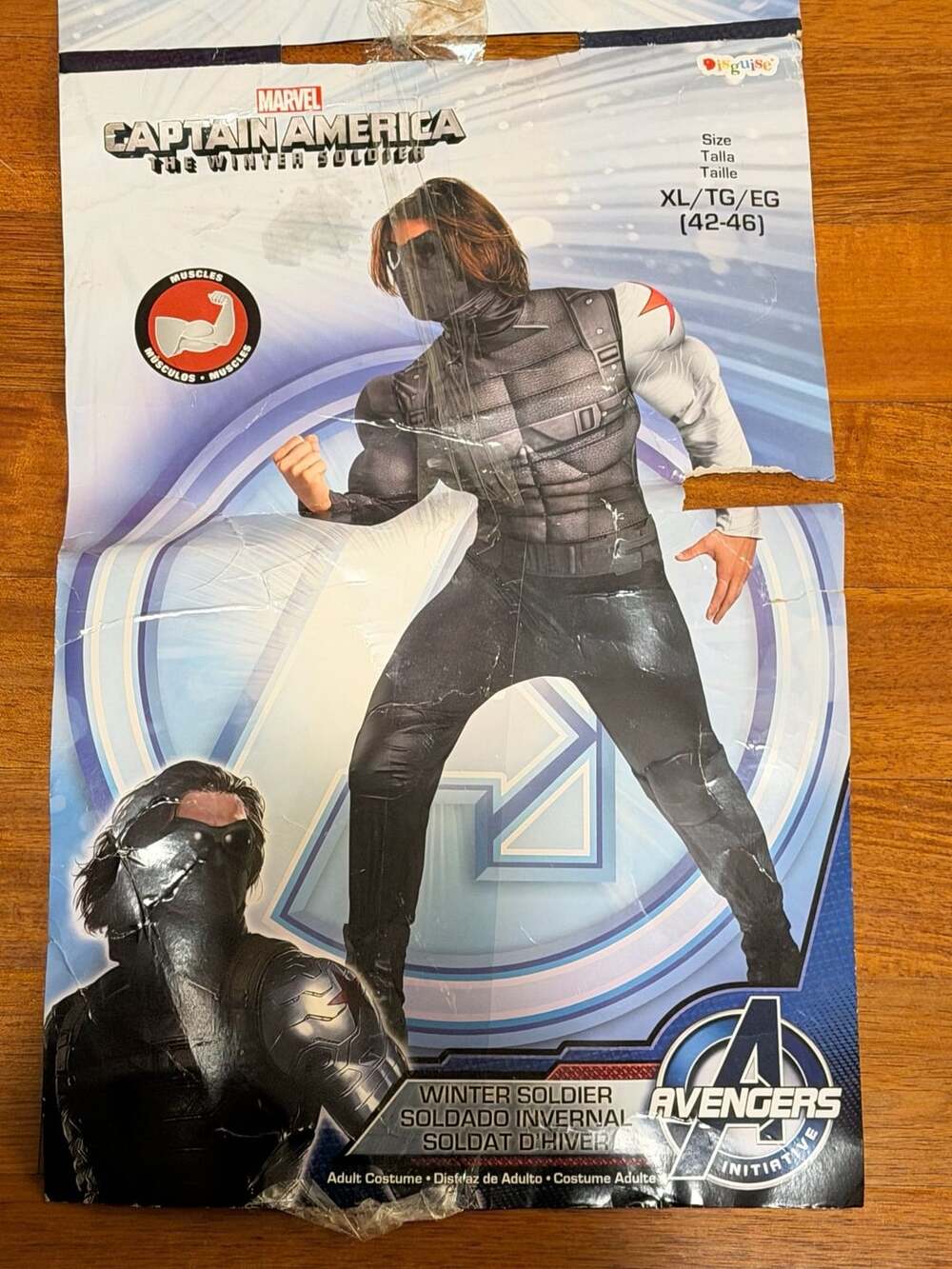 Disguise Marvel Captain America The Winter Soldier Adult Costume XL